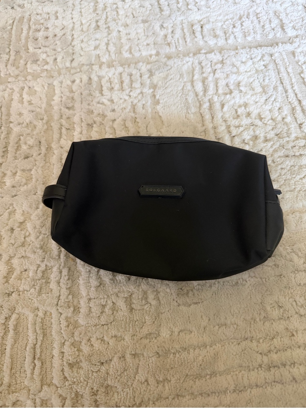 Solgaard Black Men's Travel Dopp Kit